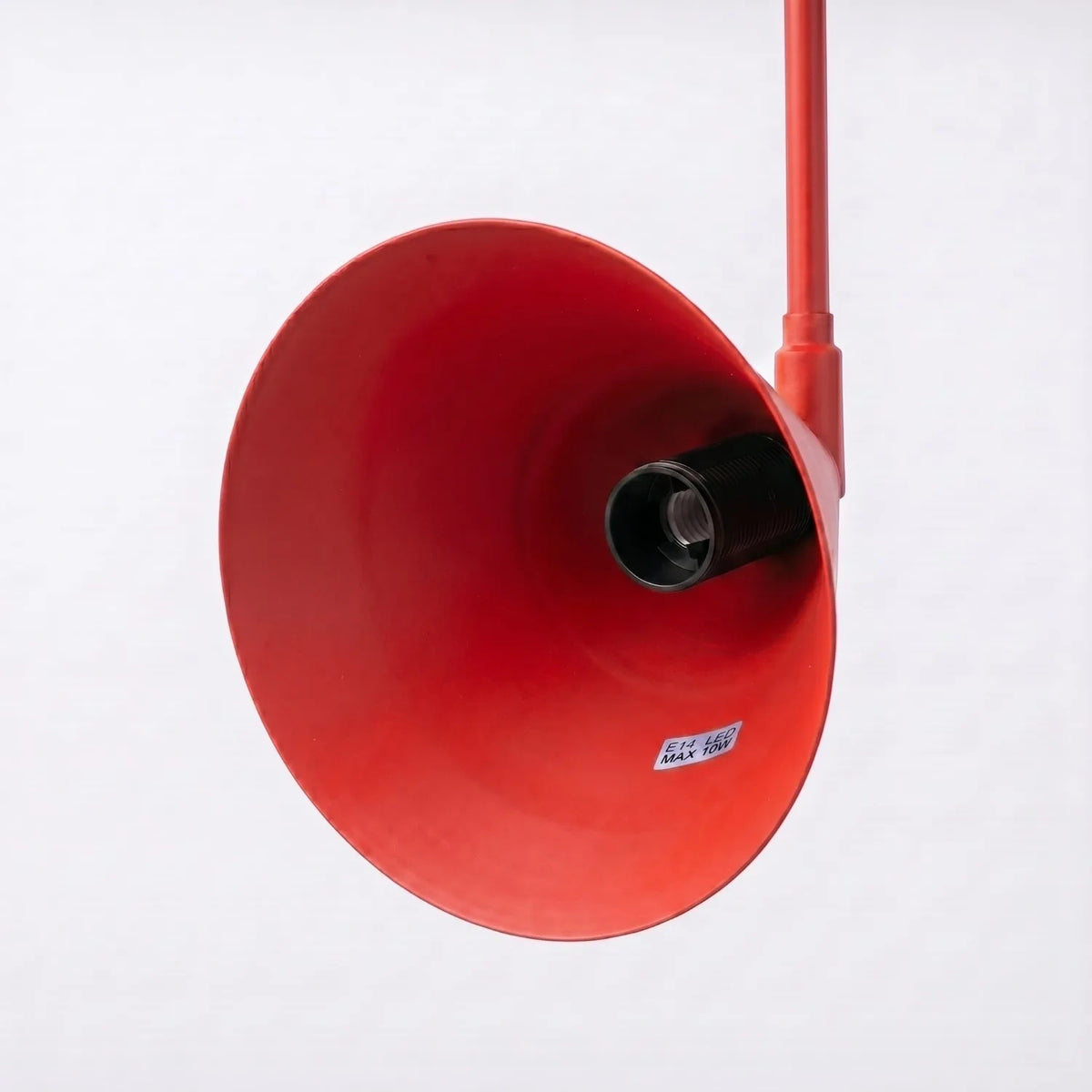 
Design Wandlampe „Nox“ 2-flammig mit Schalter - Rot