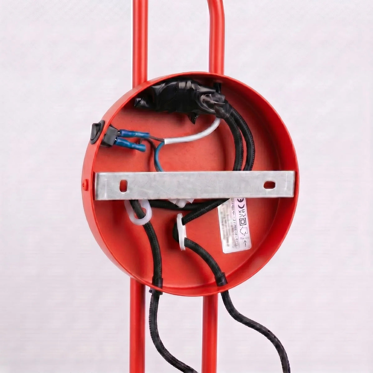 
Design Wandlampe „Nox“ 2-flammig mit Schalter - Rot