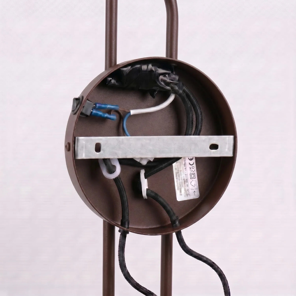 
Design Wandlampe „Nox“ 2-flammig mit Schalter - Braun