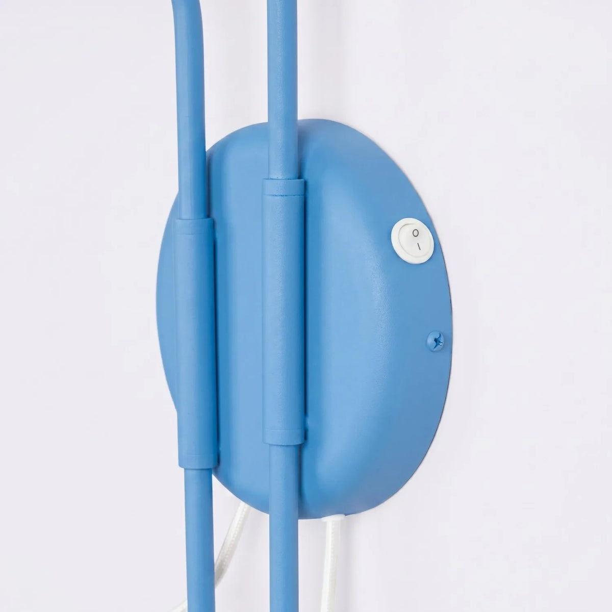 
Design Wandlampe „Nox“ 2-flammig mit Schalter - Hellblau