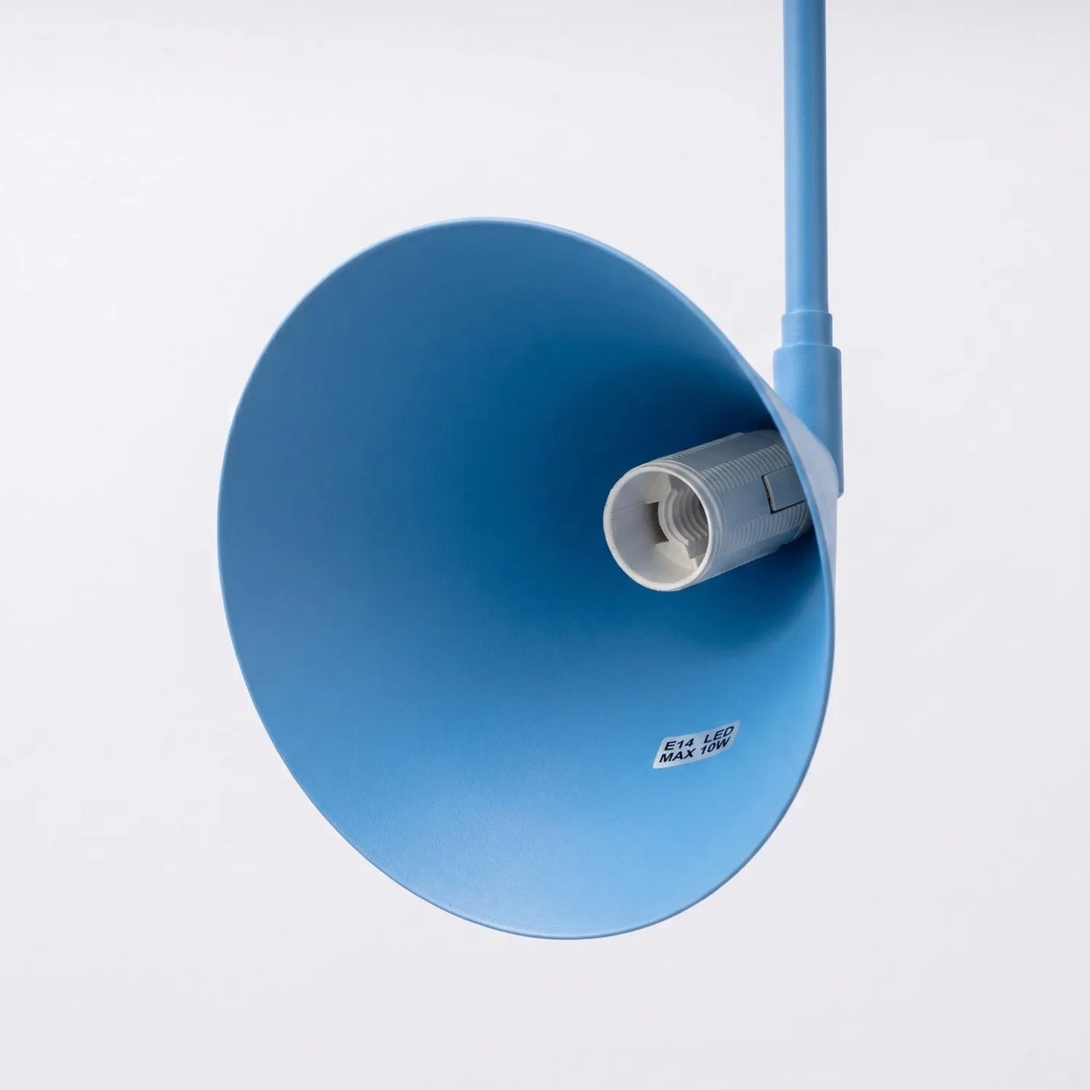 
Design Wandlampe „Nox“ 2-flammig mit Schalter - Hellblau