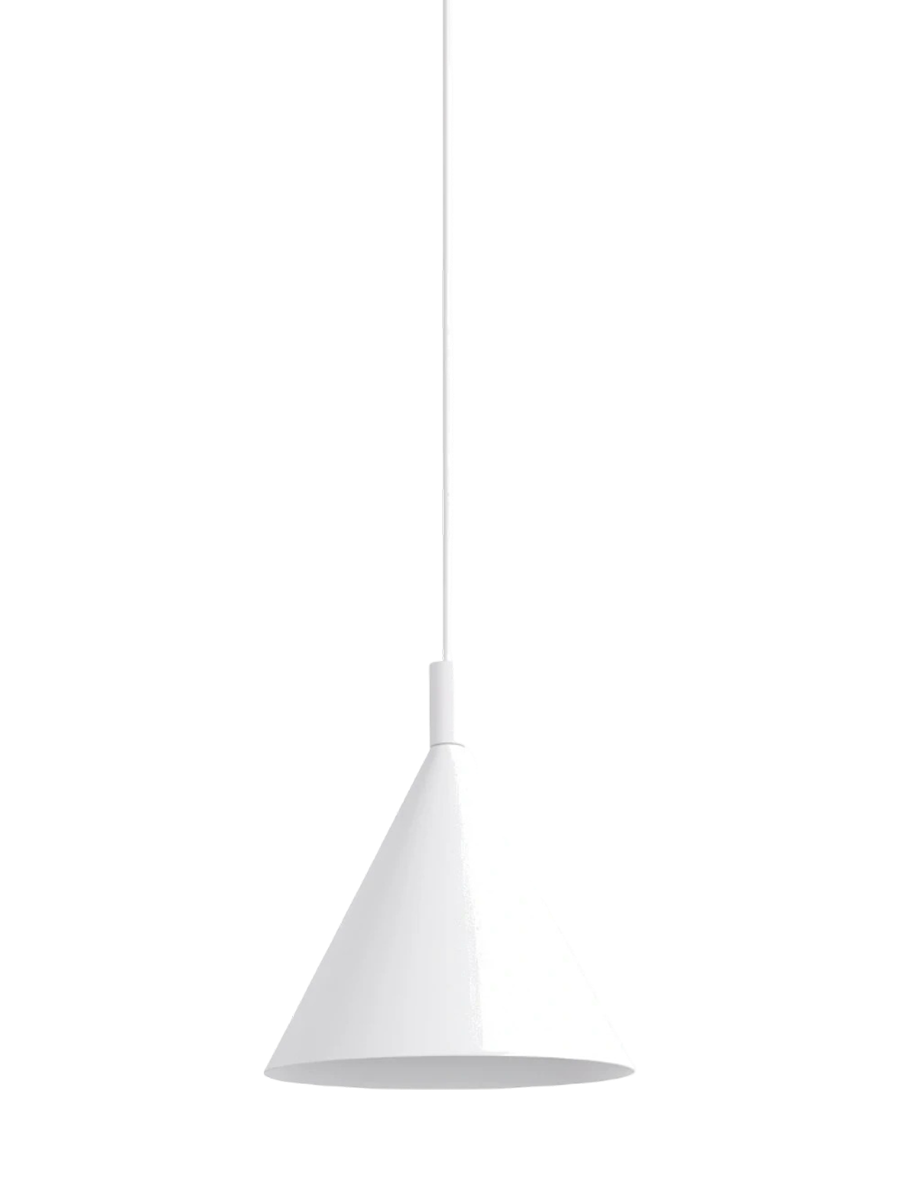 
Design Pendellampe „Nox“ - Weiss / Ø 25 cm