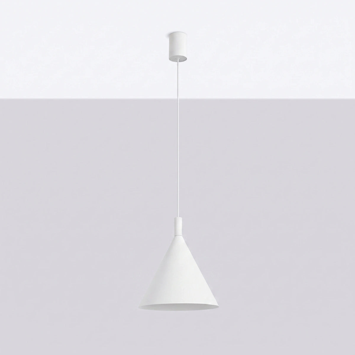 
Lampada a sospensione di design „Nox“ - Bianco / Ø 25 cm