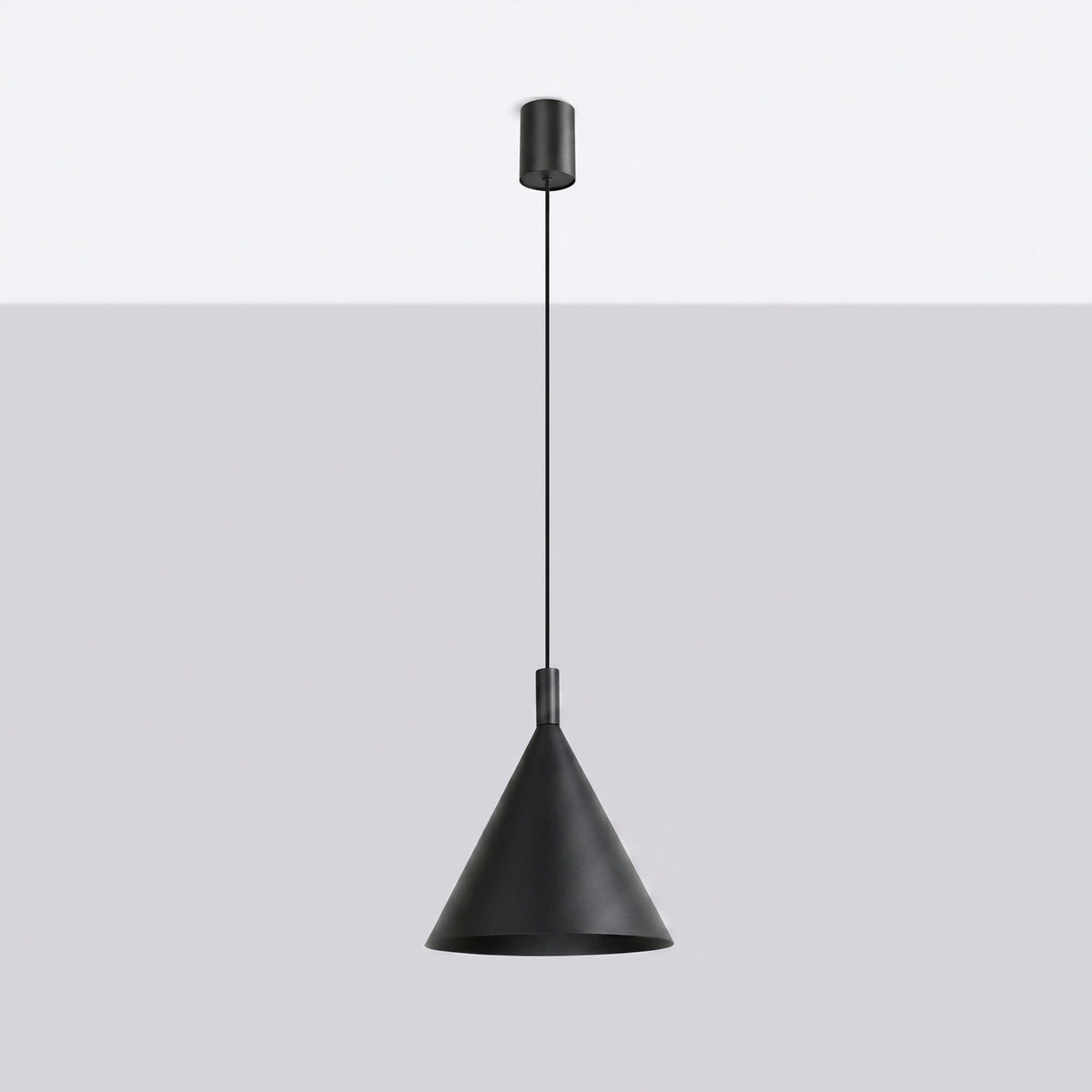 
Lampada a sospensione di design „Nox“ - Nero / Ø 25 cm
