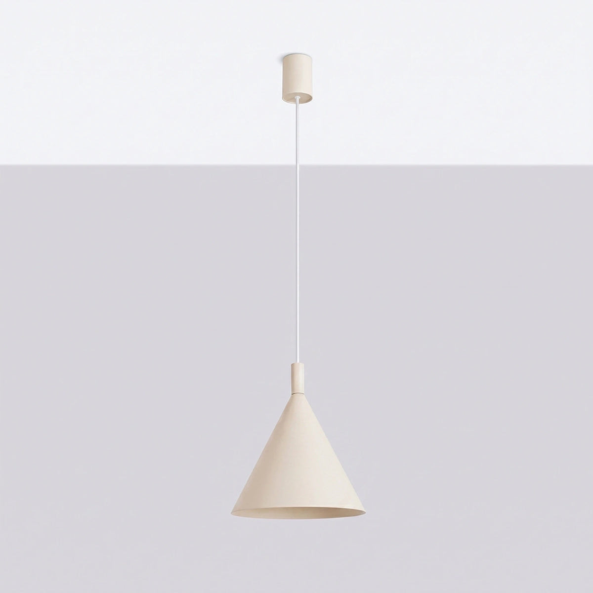 
Lampada a sospensione di design „Nox“ - Beige / Ø 25 cm