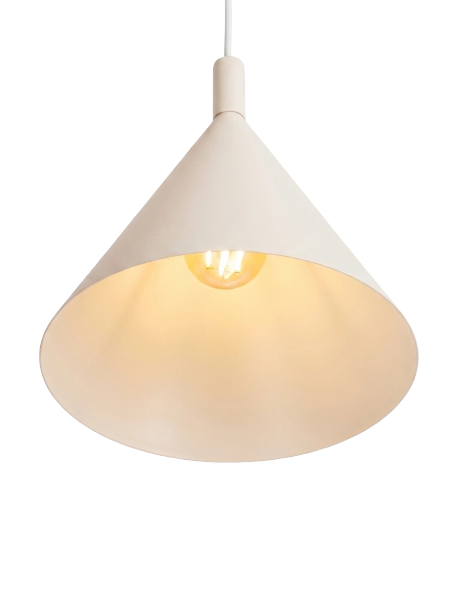 
Lampada a sospensione di design „Nox“ - Beige / Ø 25 cm