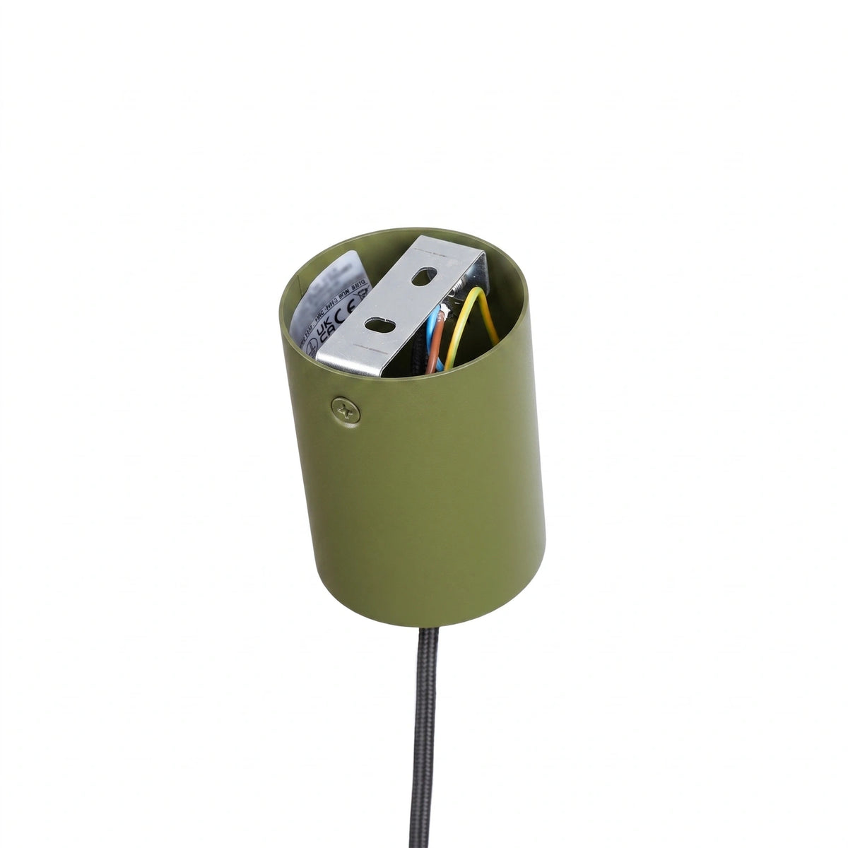 
Lampada a sospensione di design „Nox“ - Verde oliva / Ø 25 cm