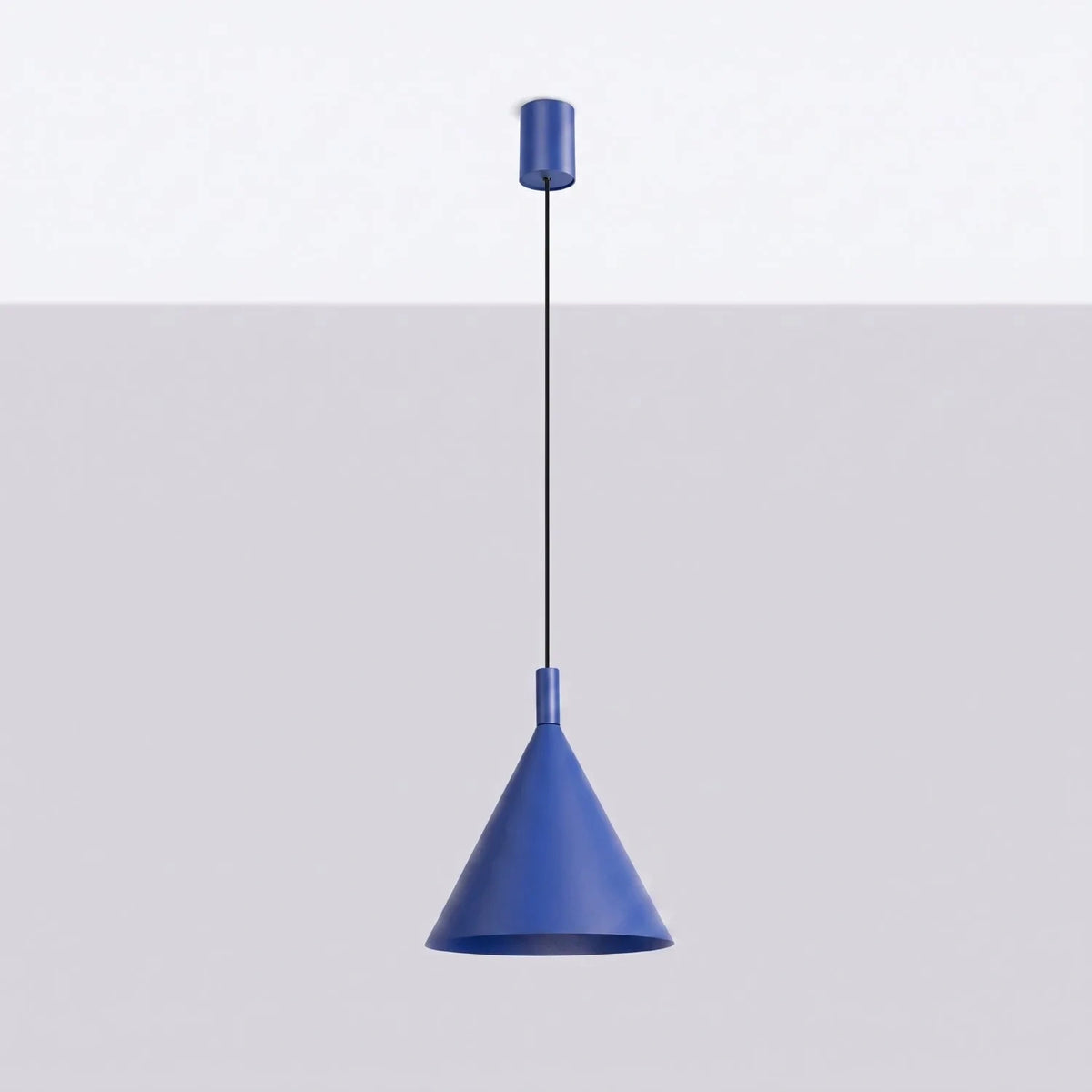 
Lampada a sospensione di design „Nox“ - Ultramarino / Ø 25 cm