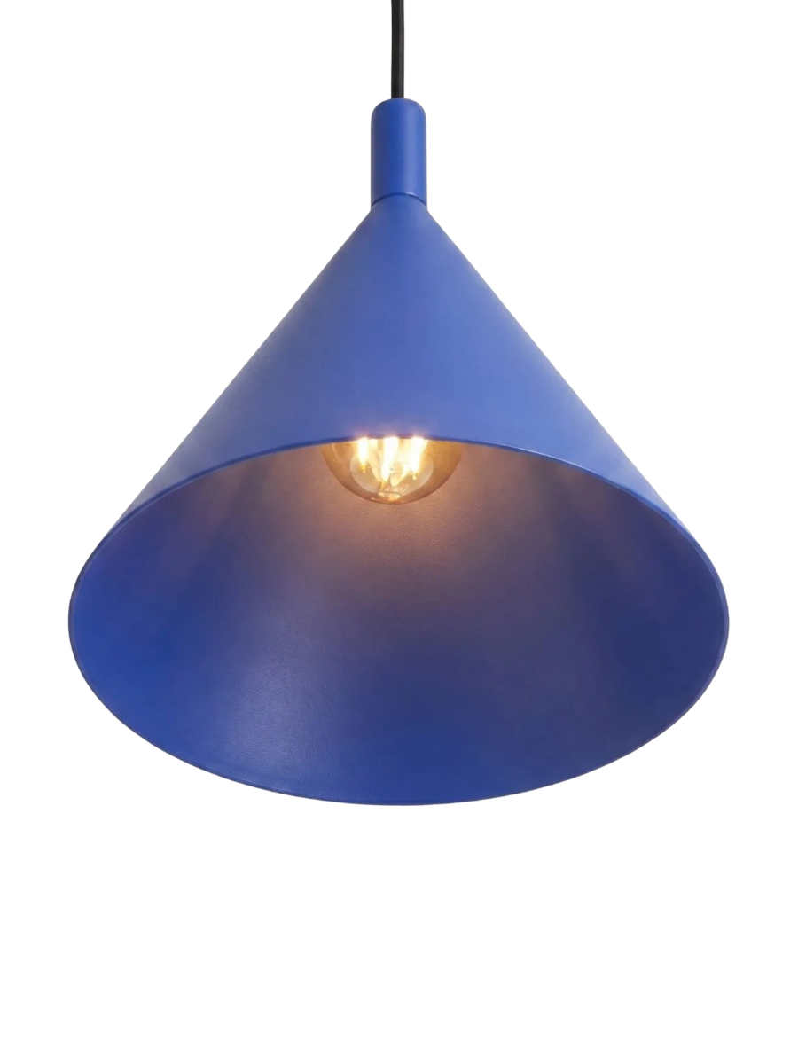 
Lampada a sospensione di design „Nox“ - Ultramarino / Ø 25 cm