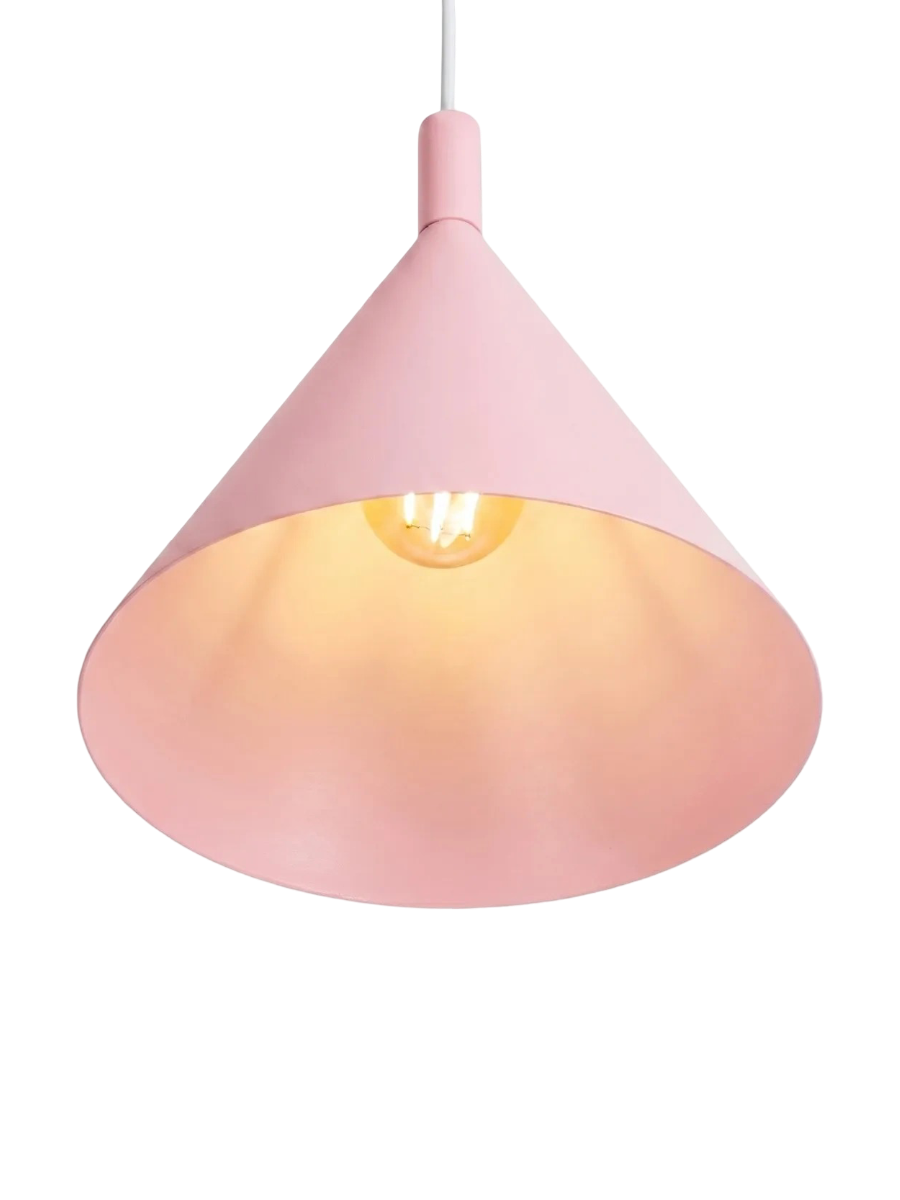 
Lampada a sospensione di design „Nox“ - Rosa / Ø 25 cm