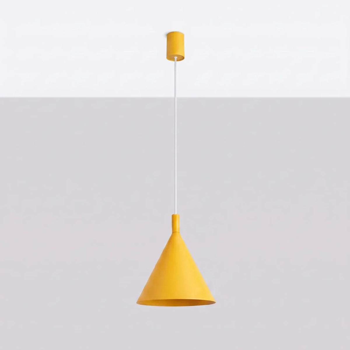 
Lampada a sospensione di design „Nox“ - Giallo / Ø 25 cm