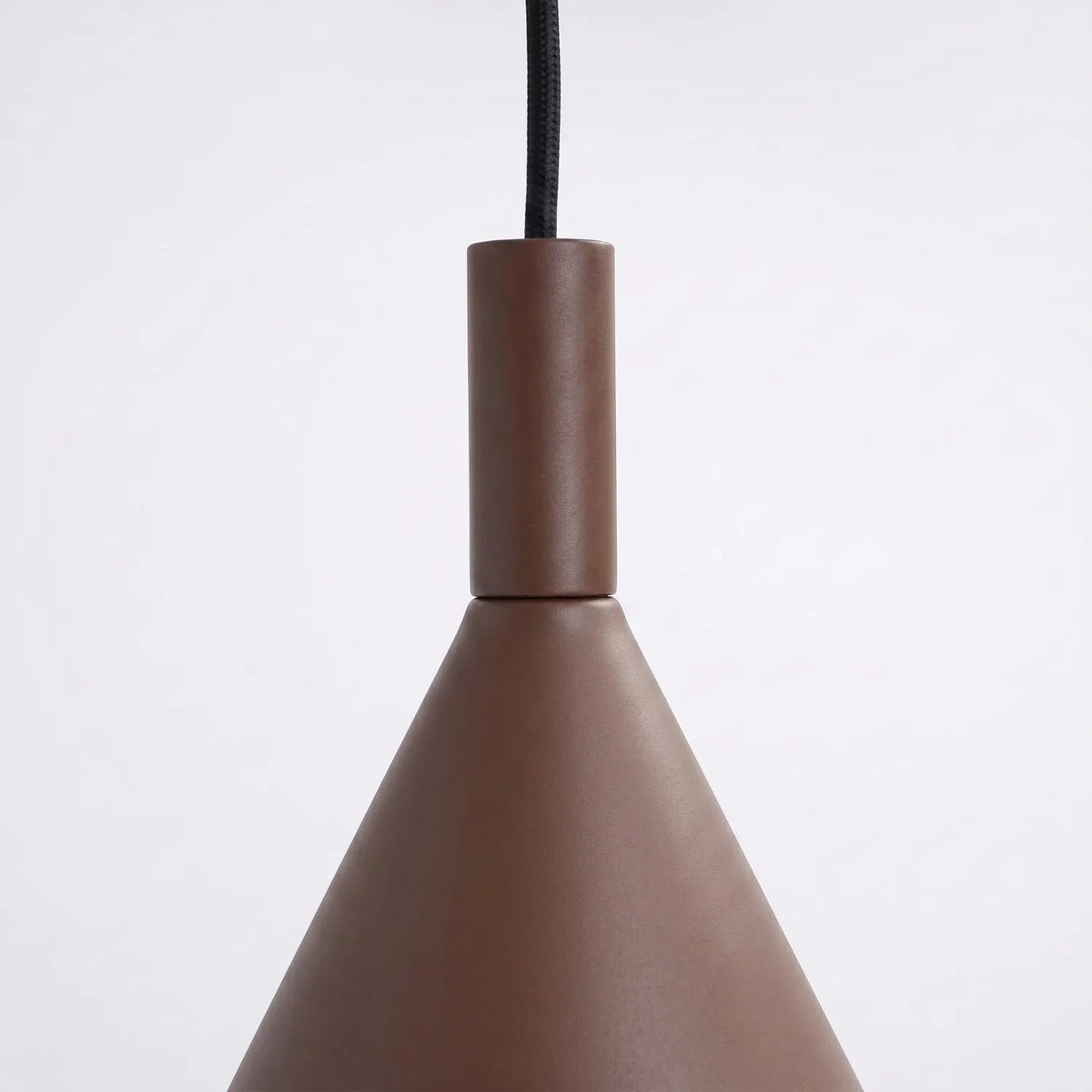 
Lampada a sospensione di design „Nox“ - Braun / Ø 25 cm