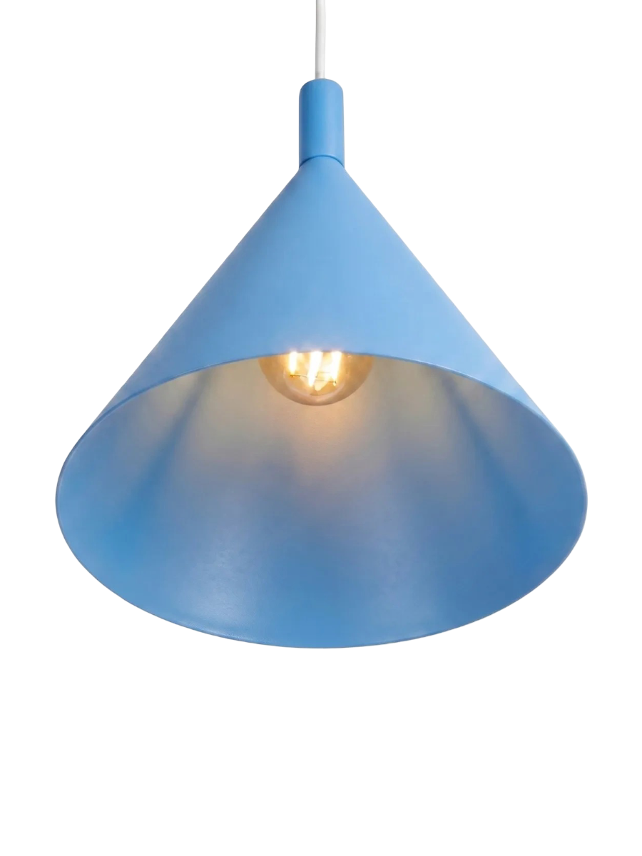 
Lampada a sospensione di design „Nox“ - Azzurro chiaro / Ø 25 cm