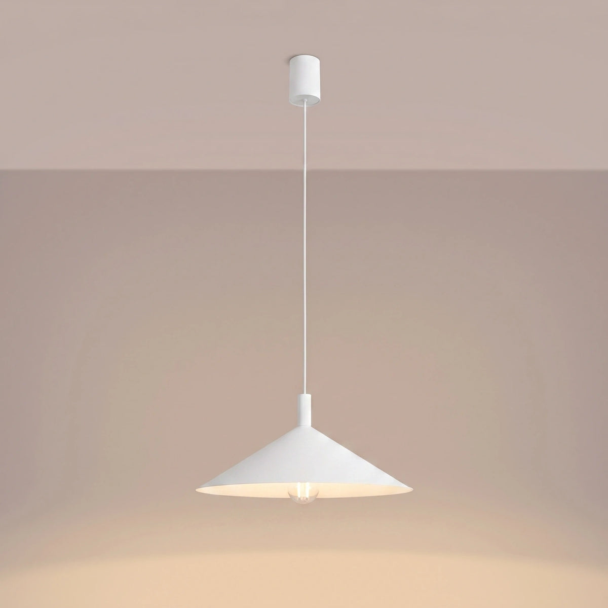 
Lampada a sospensione di design „Nox“ - Bianco / Ø 40 cm