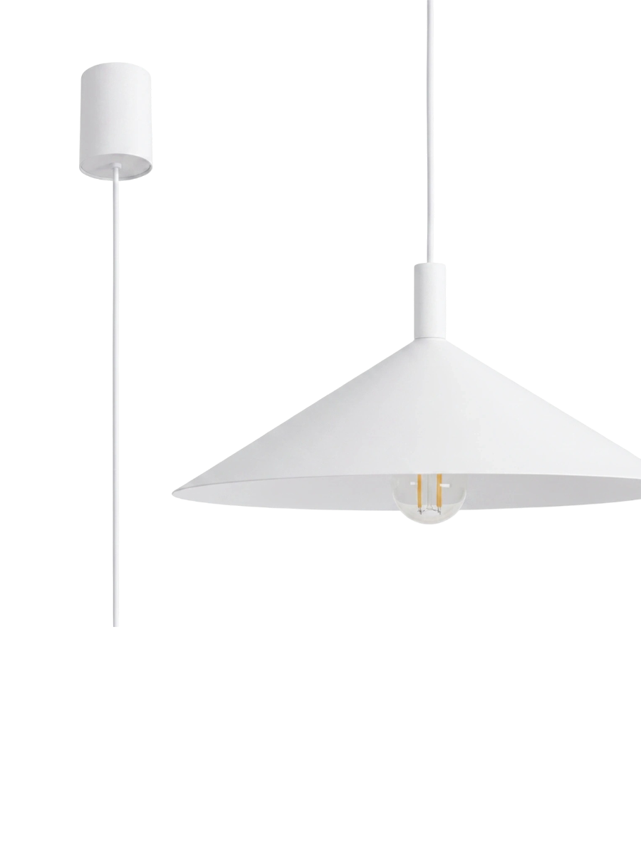 
Lampada a sospensione di design „Nox“ - Bianco / Ø 40 cm