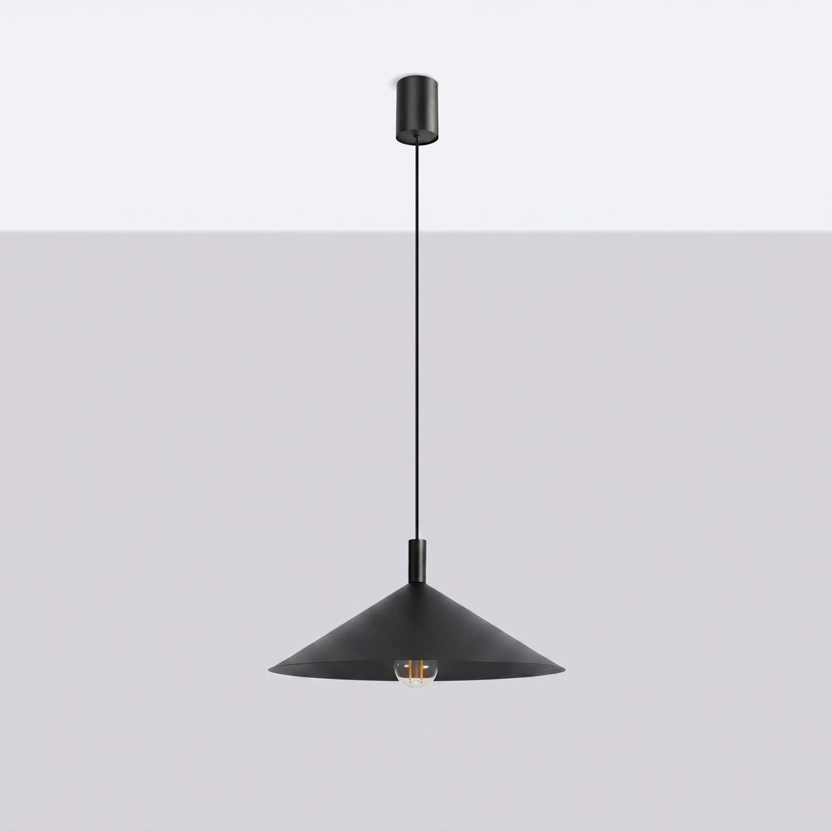 
Lampada a sospensione di design „Nox“ - Nero / Ø 40 cm