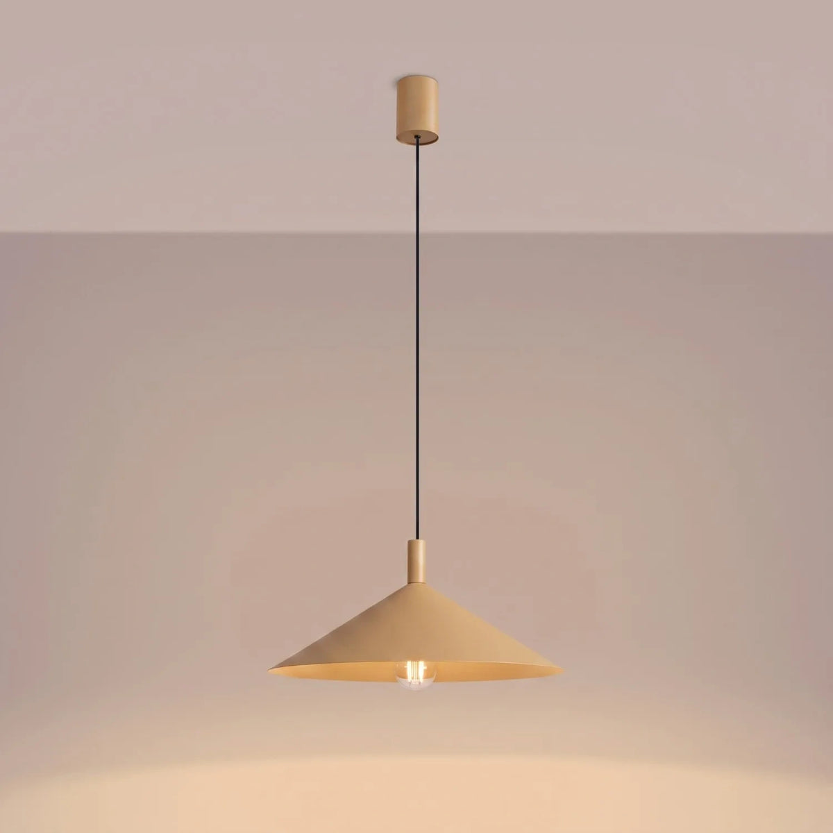 
Lampada a sospensione di design „Nox“ - Oro / Ø 40 cm