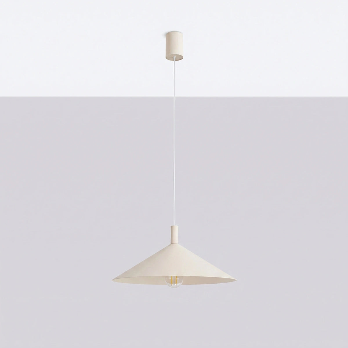 
Lampada a sospensione di design „Nox“ - Beige / Ø 40 cm