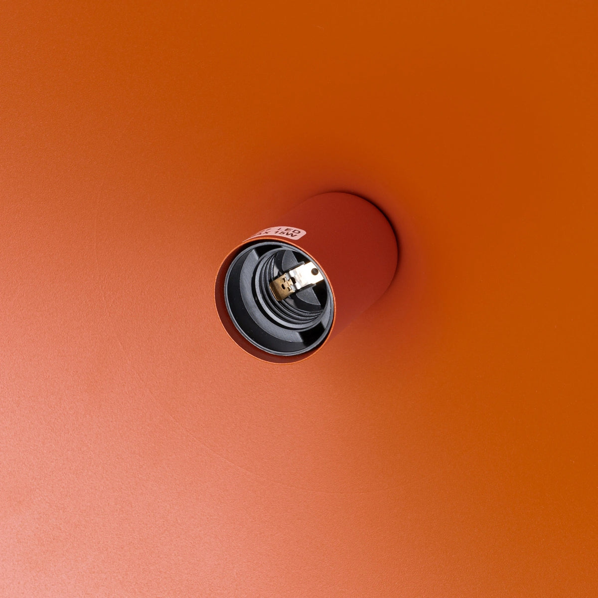
Lampada a sospensione di design „Nox“ - Rosso ocra / Ø 40 cm