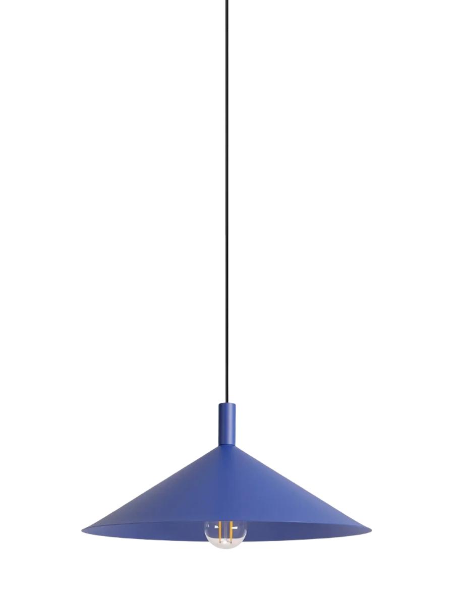 
Design Pendellampe „Nox“ - Ultramarin / Ø 40 cm