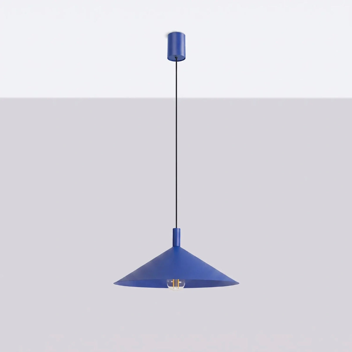 
Lampada a sospensione di design „Nox“ - Ultramarino / Ø 40 cm
