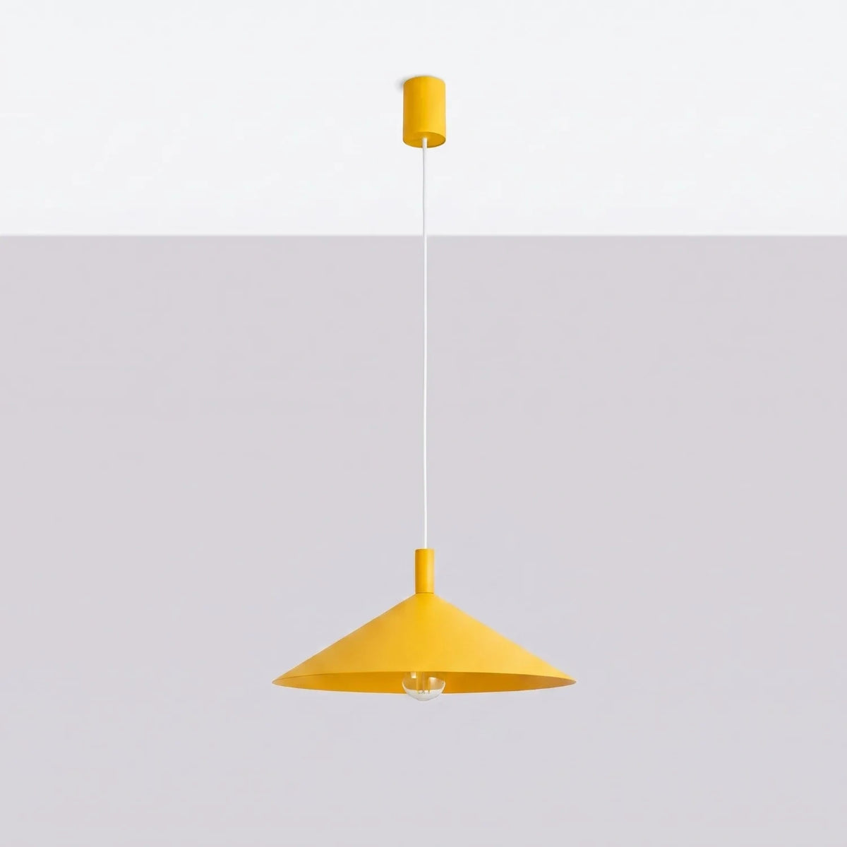 
Lampada a sospensione di design „Nox“ - Giallo / Ø 40 cm
