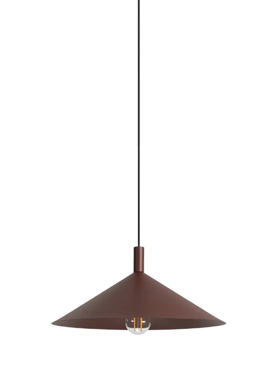 
Design Pendellampe „Nox“ - Braun / Ø 40 cm