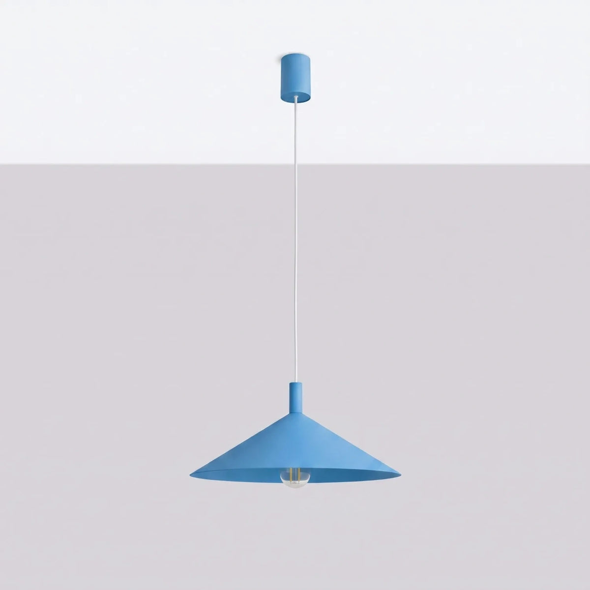 
Lampada a sospensione di design „Nox“ - Azzurro chiaro / Ø 40 cm