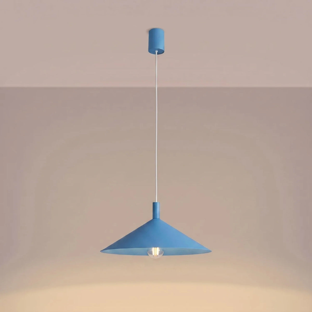 
Lampada a sospensione di design „Nox“ - Azzurro chiaro / Ø 40 cm