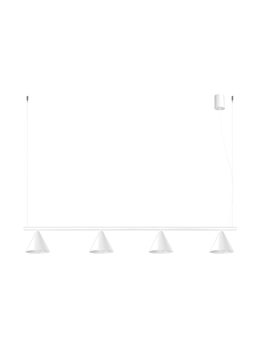 
Lampada a sospensione di design „Nox“ a 4 luci - Nero