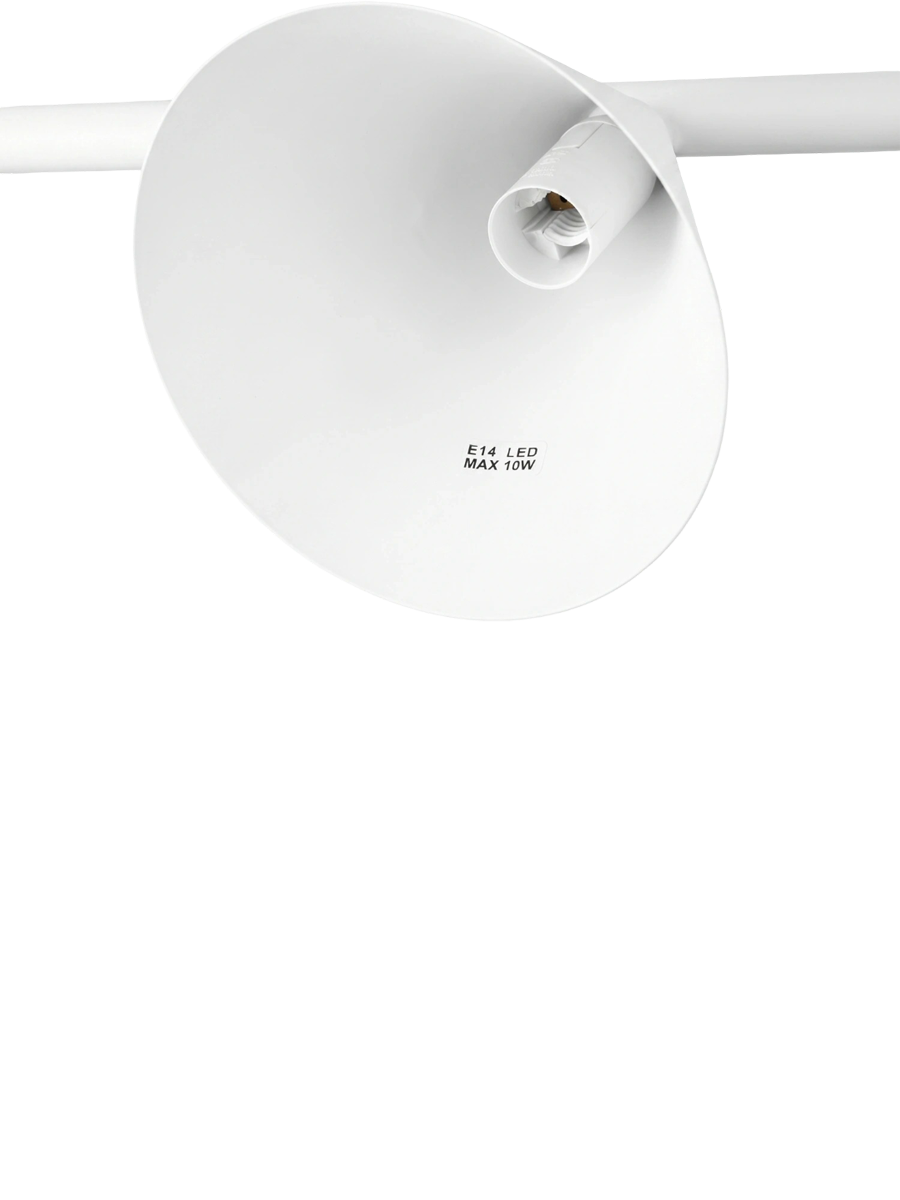 
Lampada a sospensione di design „Nox“ a 4 luci - Bianco