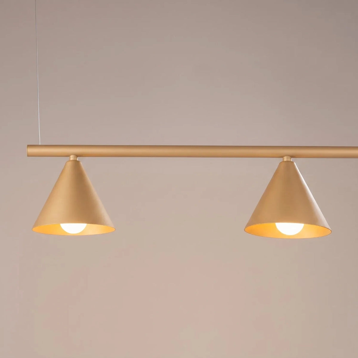 
Lampada a sospensione di design „Nox“ a 4 luci - Oro
