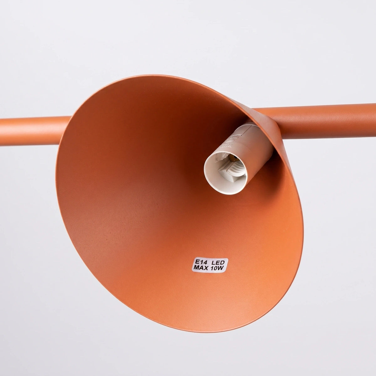 
Lampada a sospensione di design „Nox“ a 4 luci - Rosso ocra