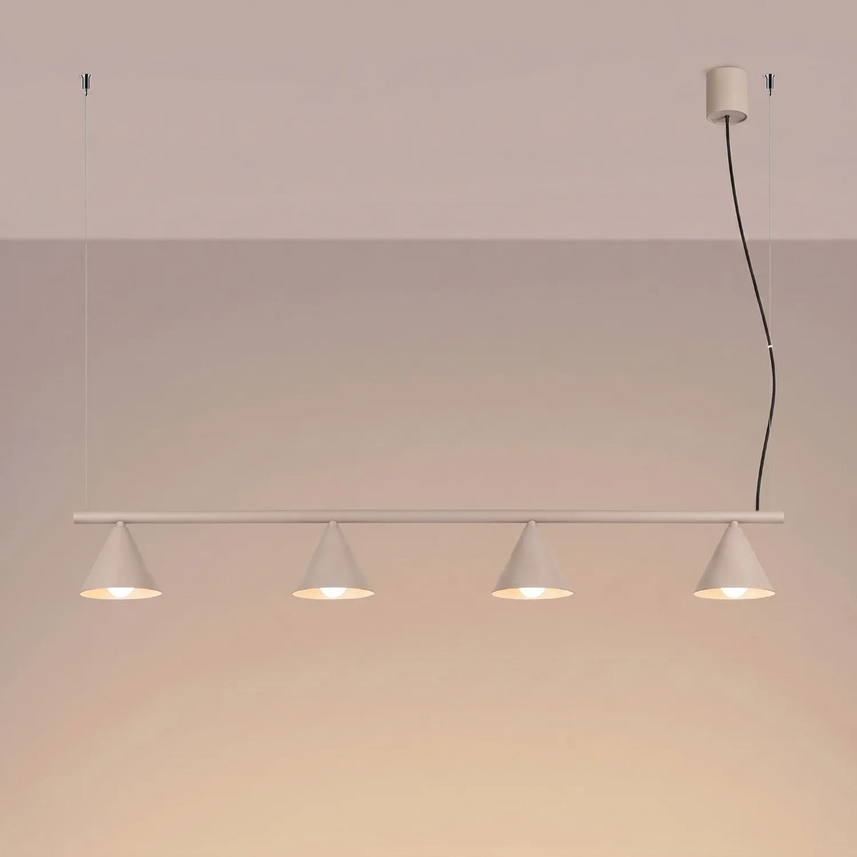 
Lampada a sospensione di design „Nox“ a 4 luci - Talpa