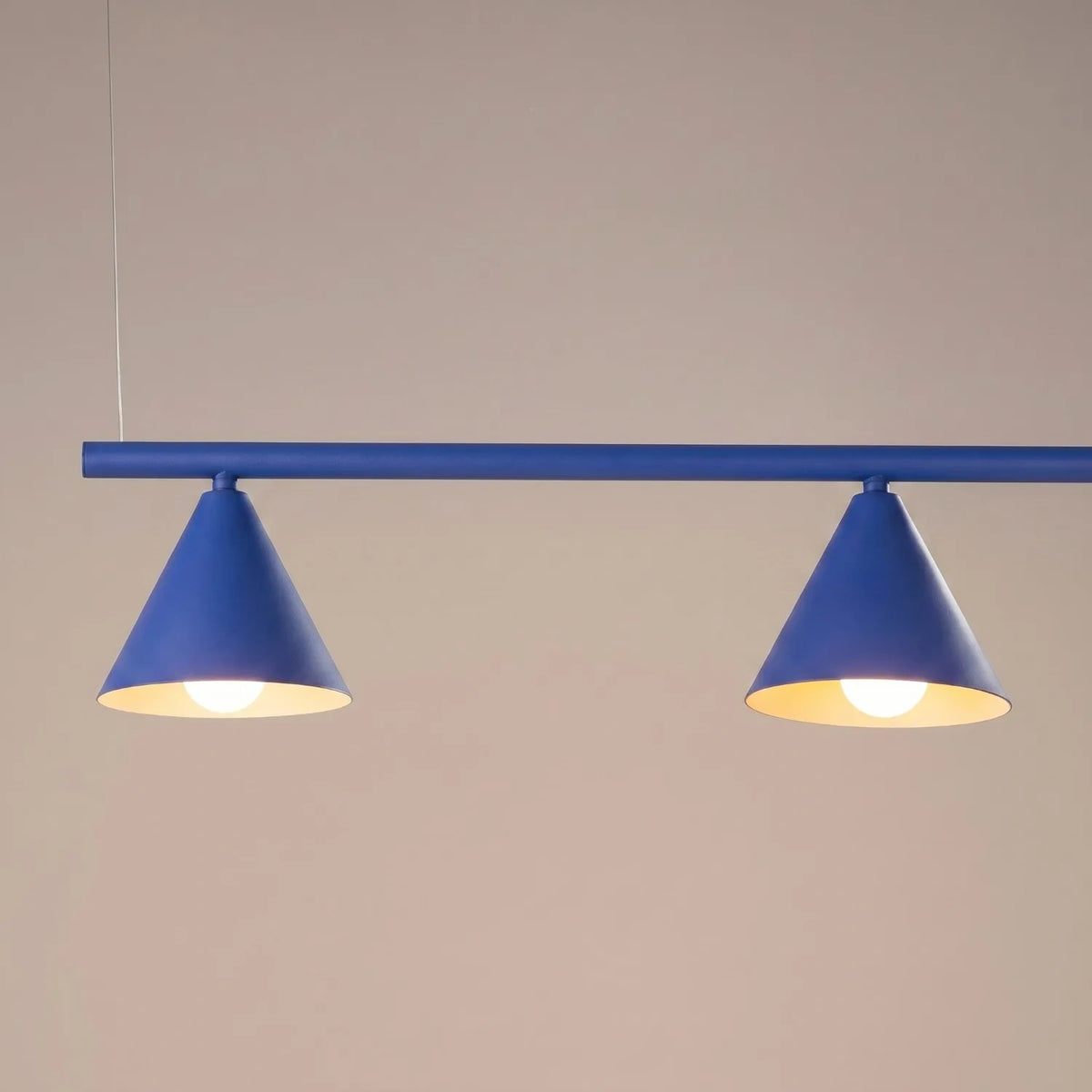 
Lampada a sospensione di design „Nox“ a 4 luci - Ultramarino