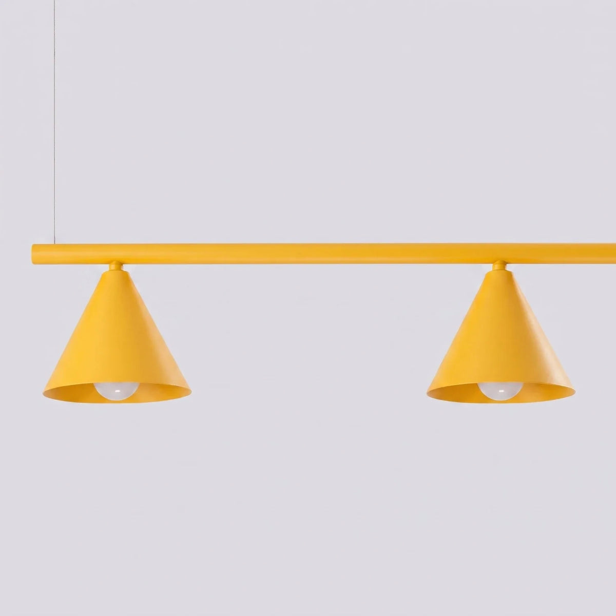 
Lampada a sospensione di design „Nox“ a 4 luci - Giallo