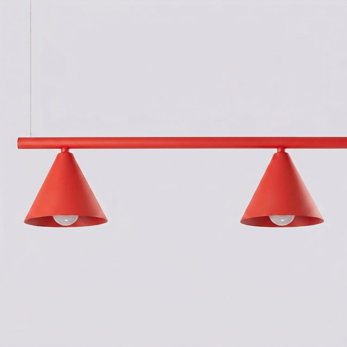 
Lampada a sospensione di design „Nox“ a 4 luci - Rosso