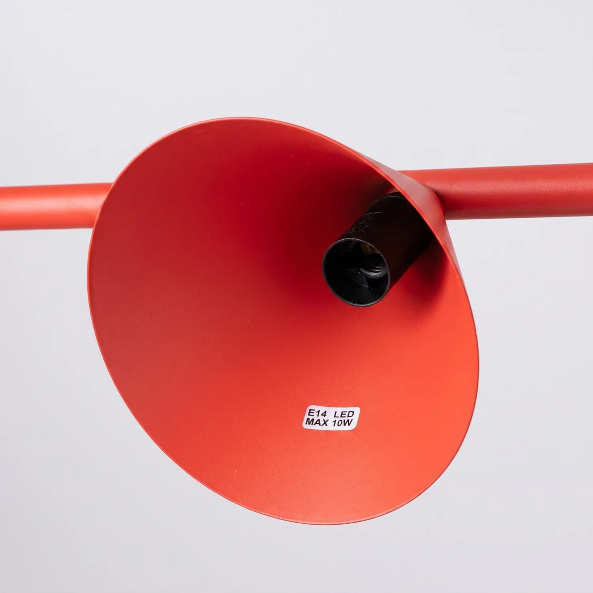 
Lampada a sospensione di design „Nox“ a 4 luci - Rosso