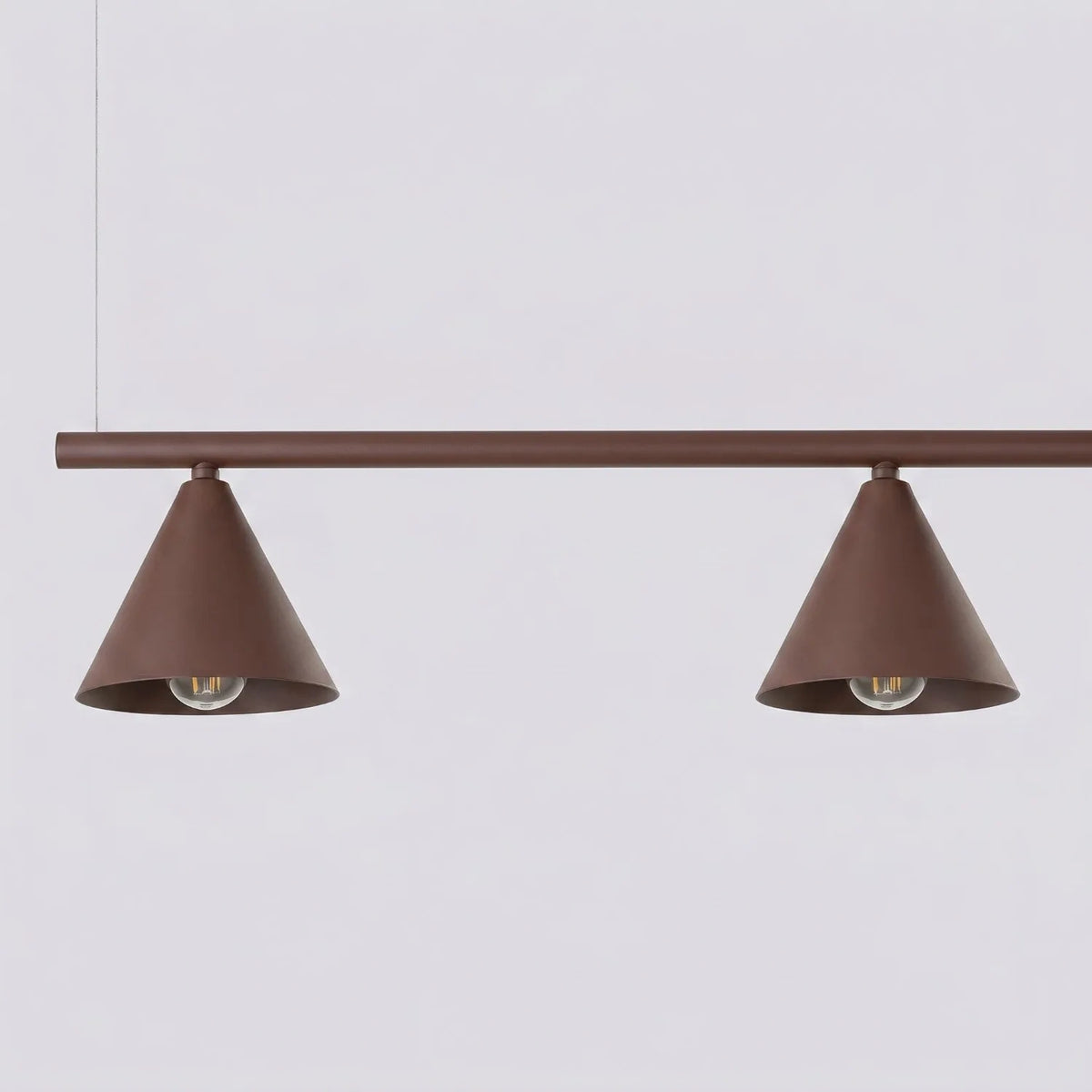 
Lampada a sospensione di design „Nox“ a 4 luci - Braun