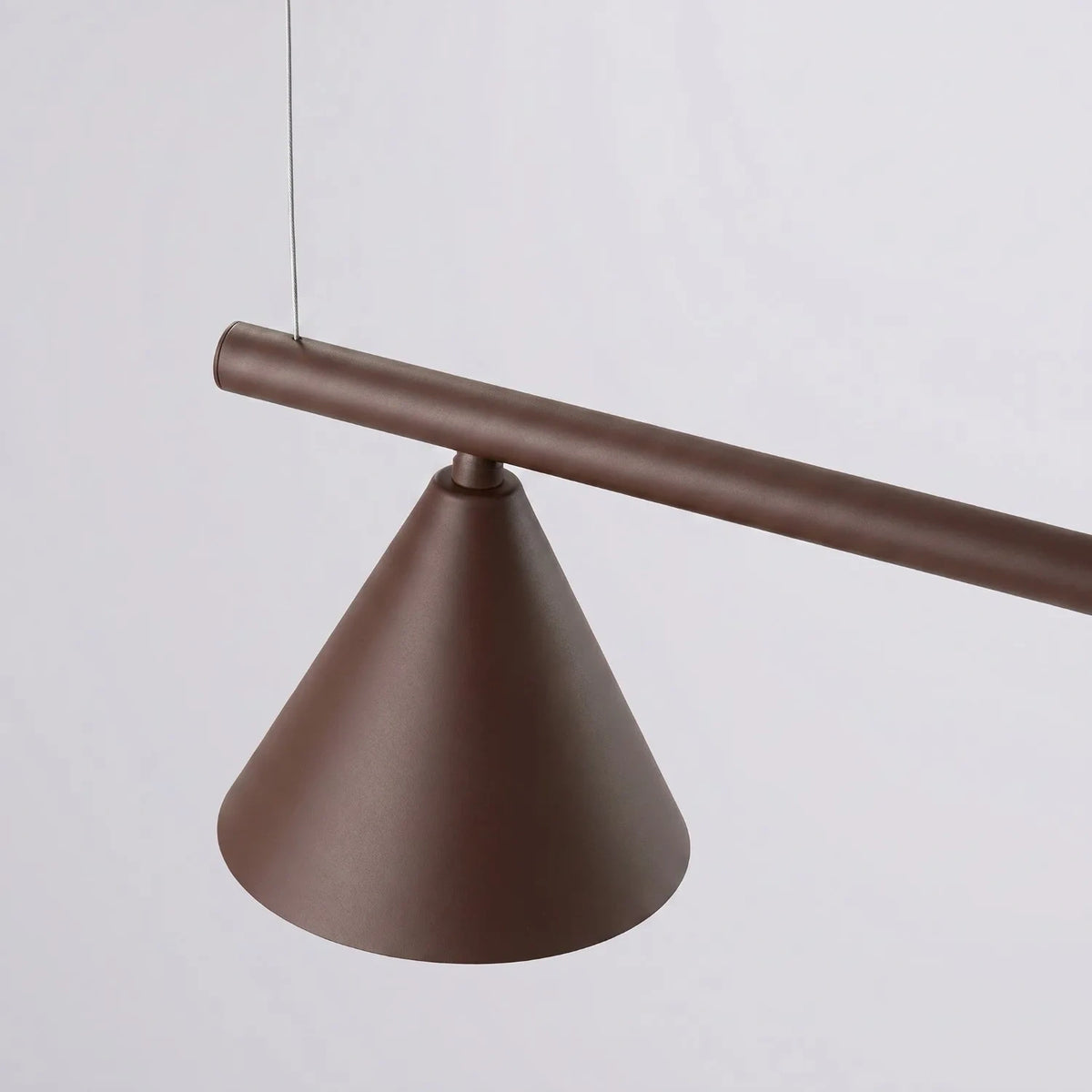 
Lampada a sospensione di design „Nox“ a 4 luci - Braun