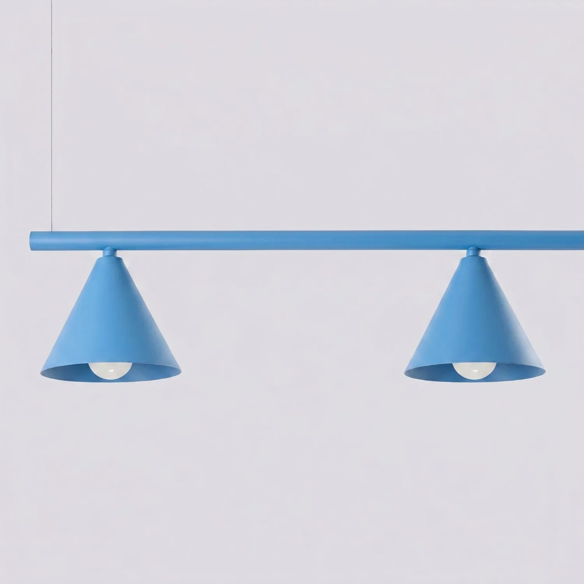 
Lampada a sospensione di design „Nox“ a 4 luci - Azzurro chiaro