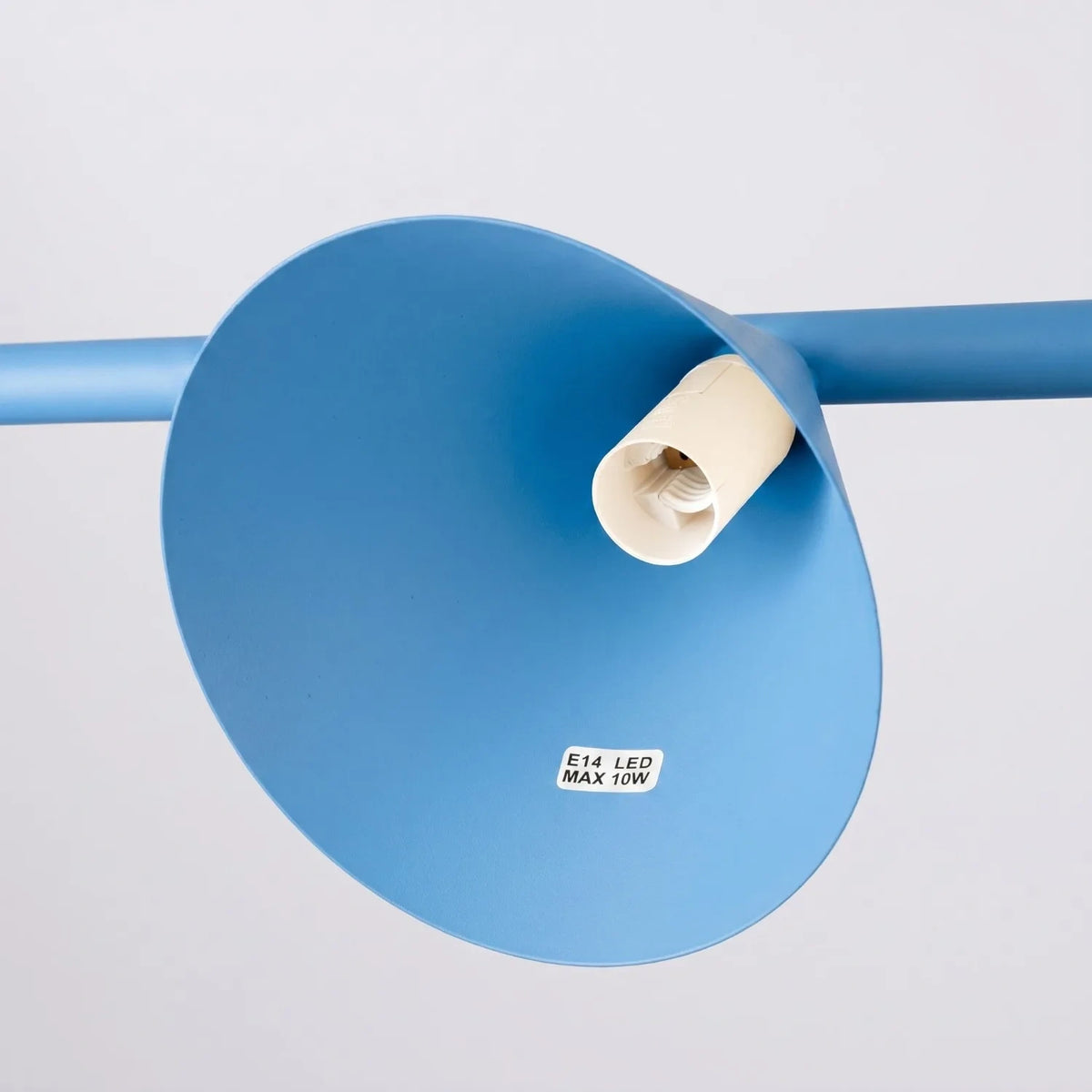 
Lampada a sospensione di design „Nox“ a 4 luci - Azzurro chiaro