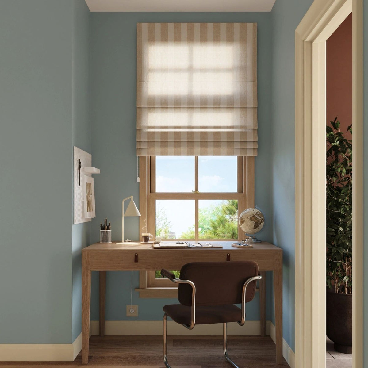 
Design Tischlampe „Nox“ - Beige