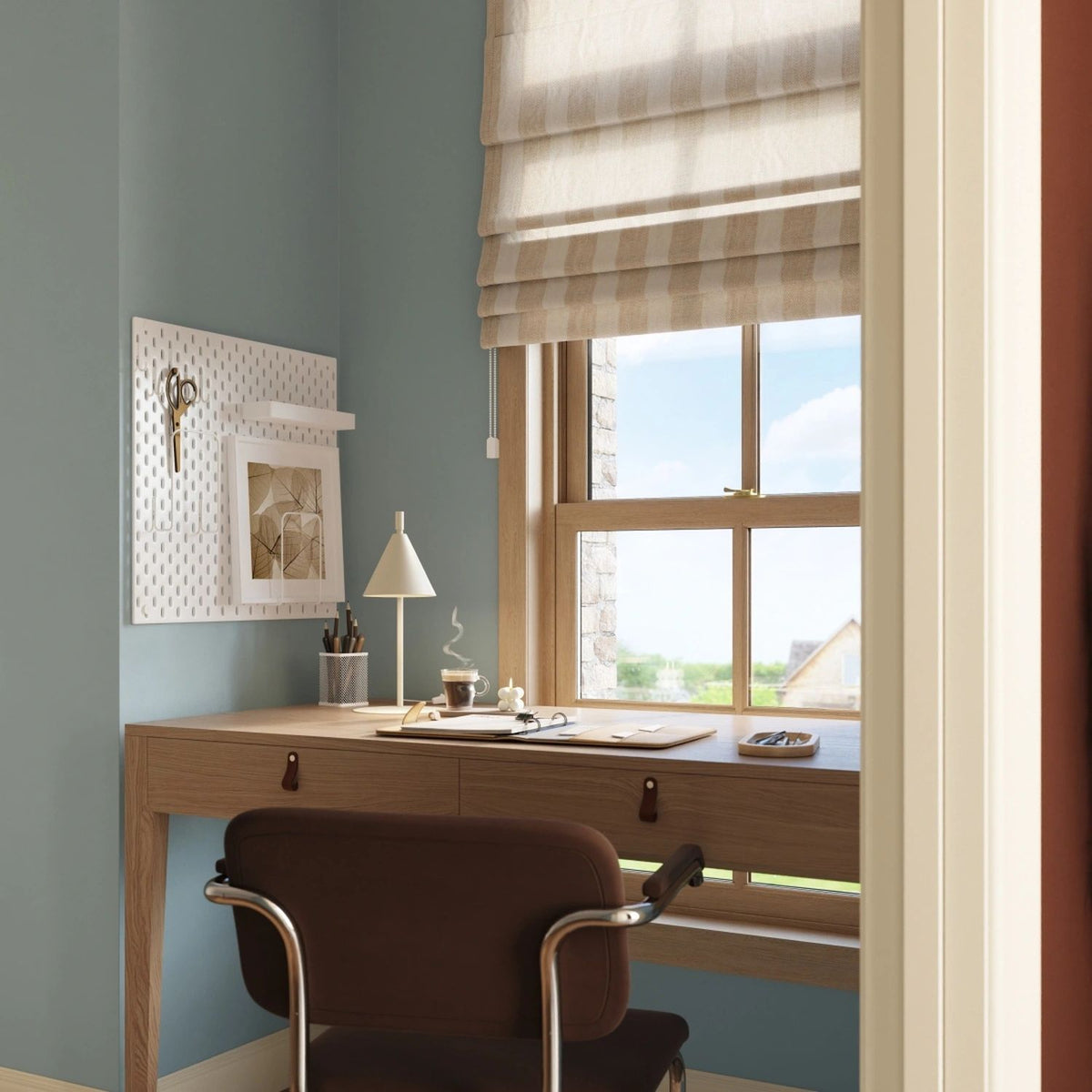 
Design Tischlampe „Nox“ - Beige