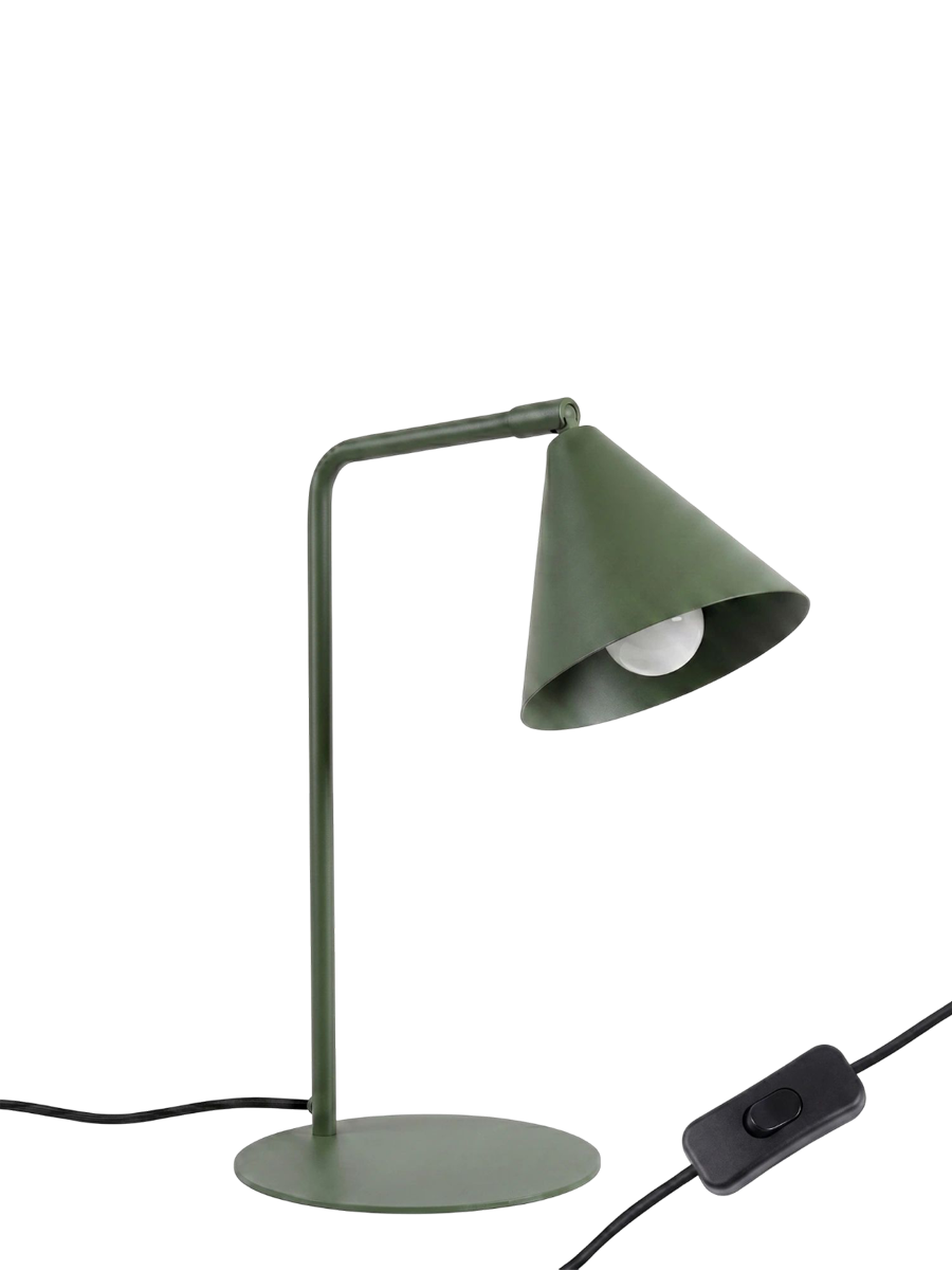 
Design Tischlampe „Nox“ - Olivgrün