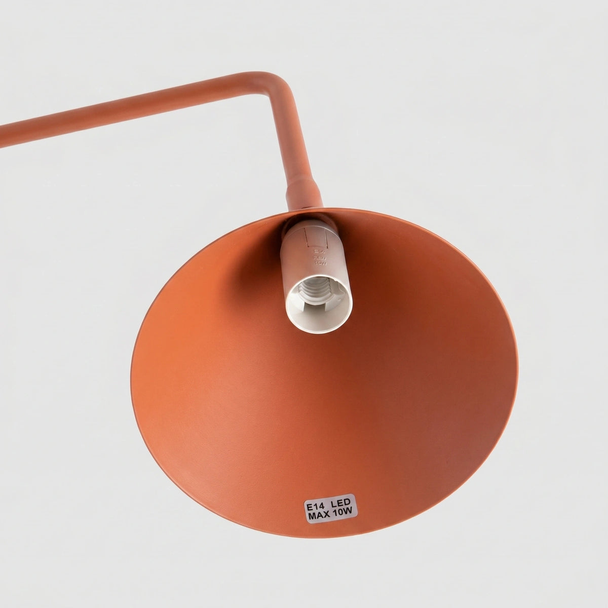 
Design Tischlampe „Nox“ - Ockerrot