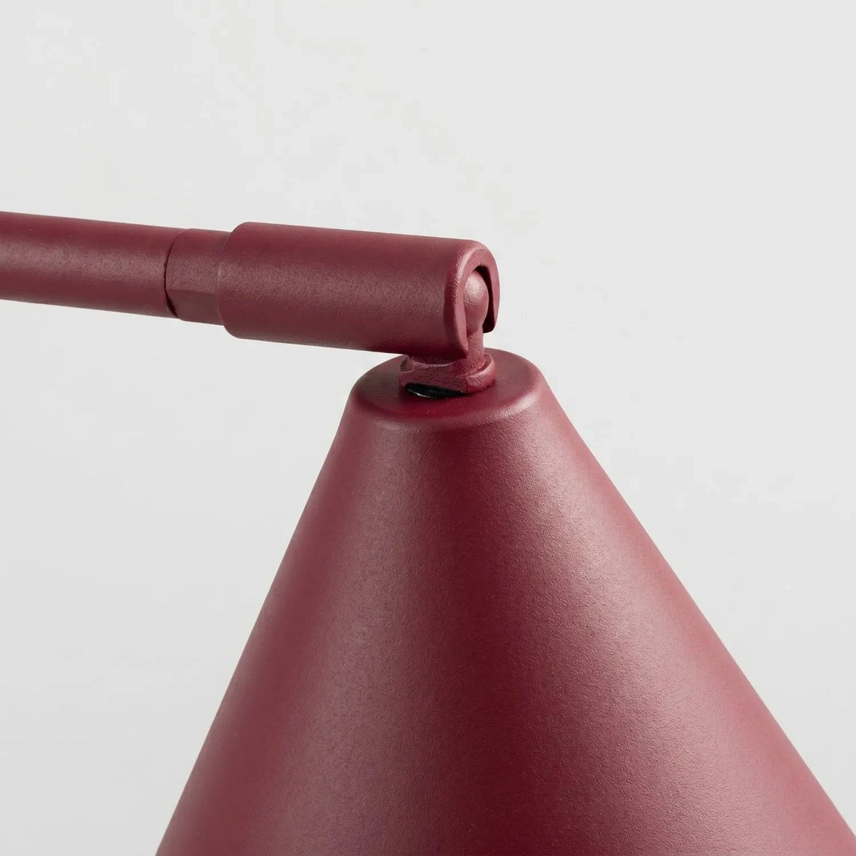 
Design Tischlampe „Nox“ - Burgundrot
