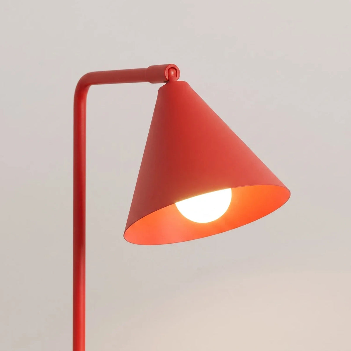 
Design Tischlampe „Nox“ - Rot
