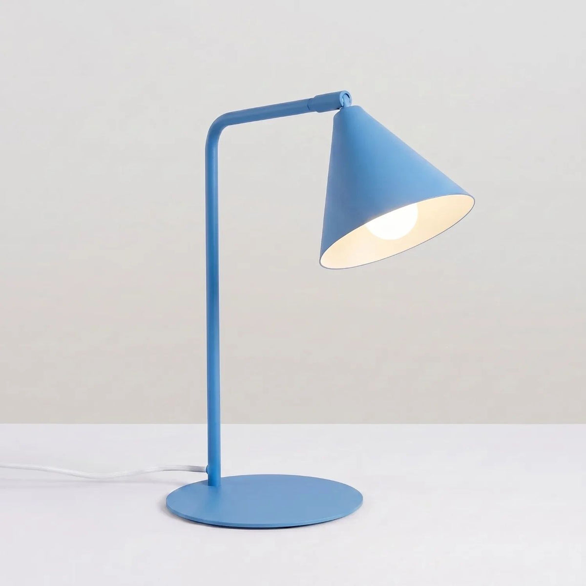 
Design Tischlampe „Nox“ - Hellblau