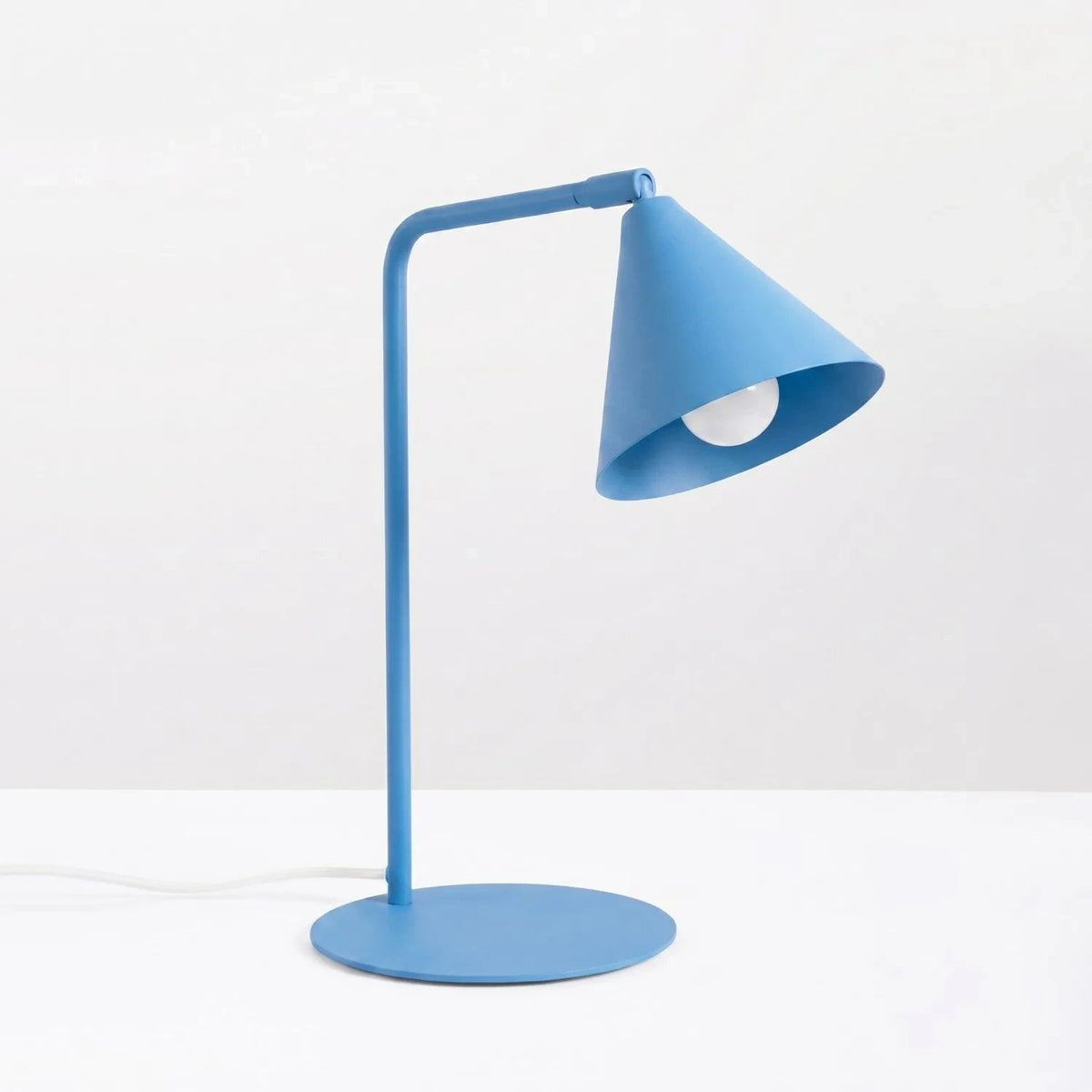 
Design Tischlampe „Nox“ - Hellblau